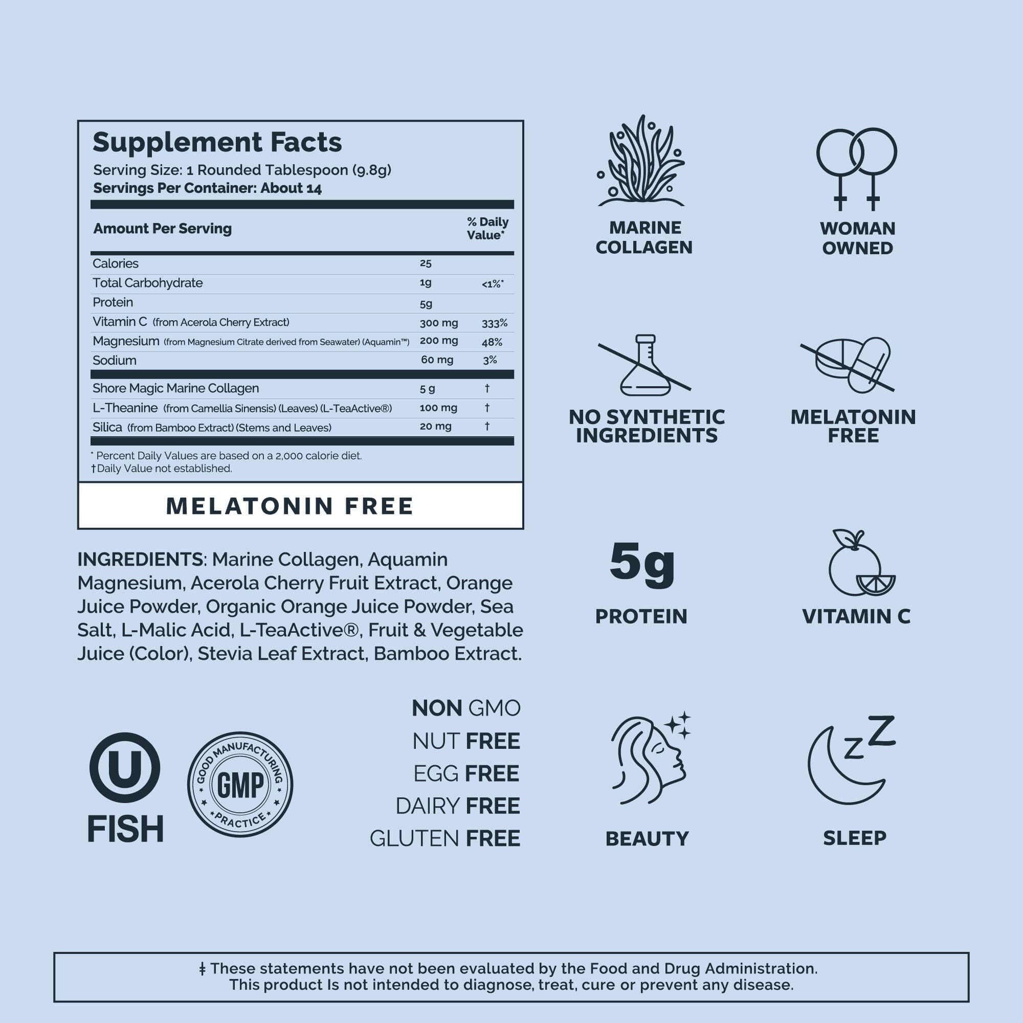 Magic Hours Set Collagen Powder Shore Magic