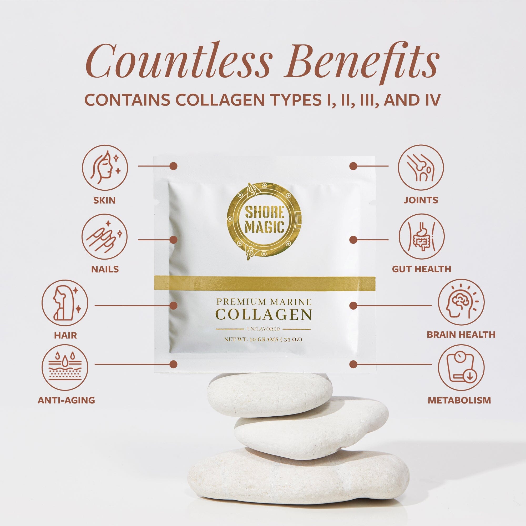 Premium Marine Collagen Sachet Sampler Gift Pack Shore Magic