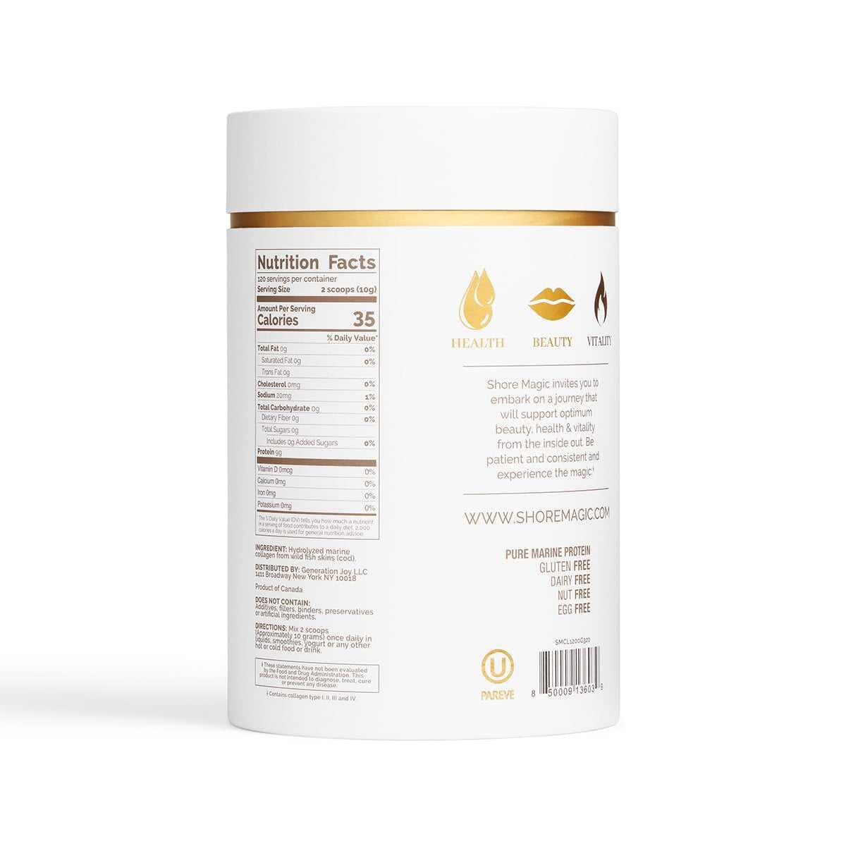 Shore Magic Collagen Powder – 4 Month Supply Collagen Powder Shore Magic 