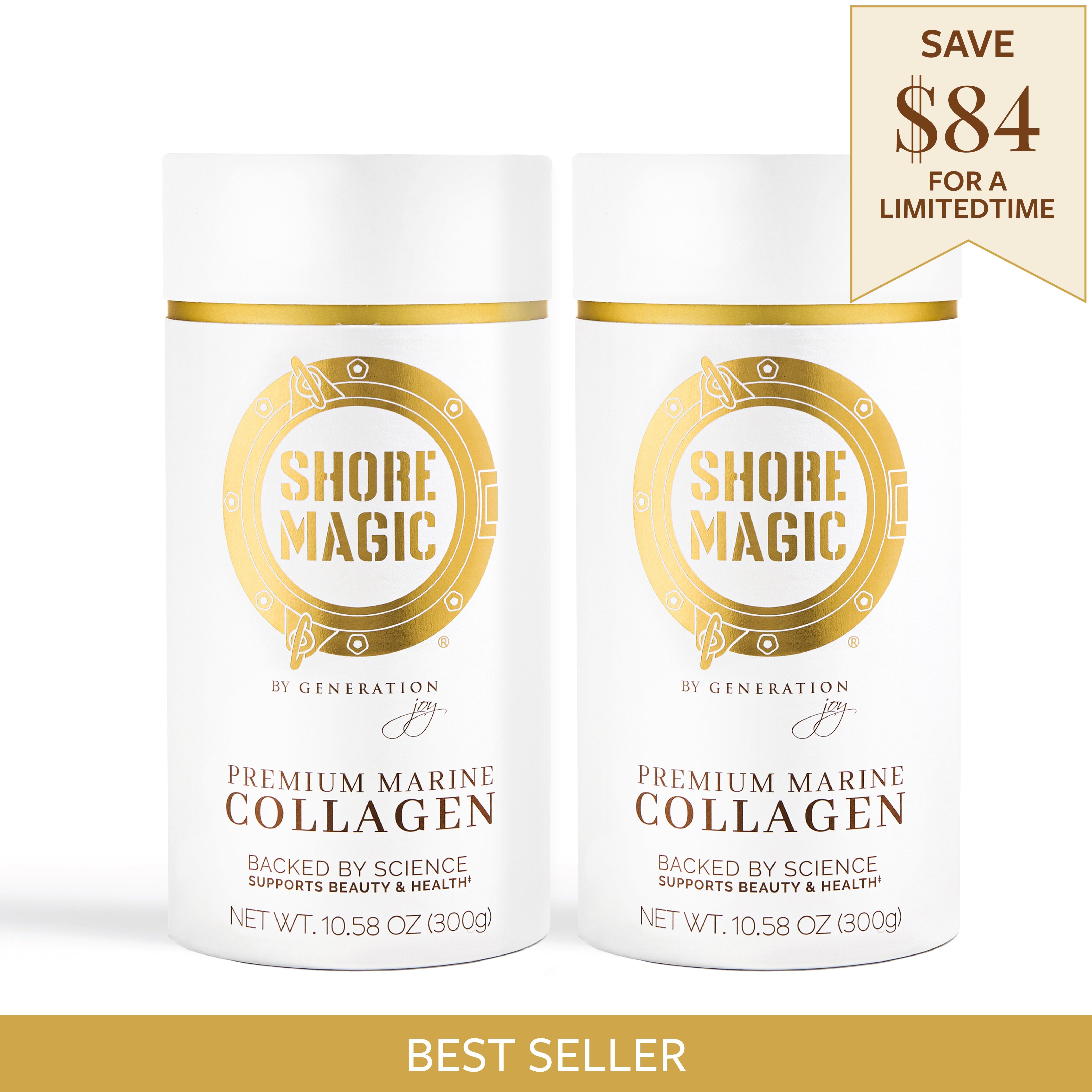 Double The Magic Set Collagen Powder Shore Magic 