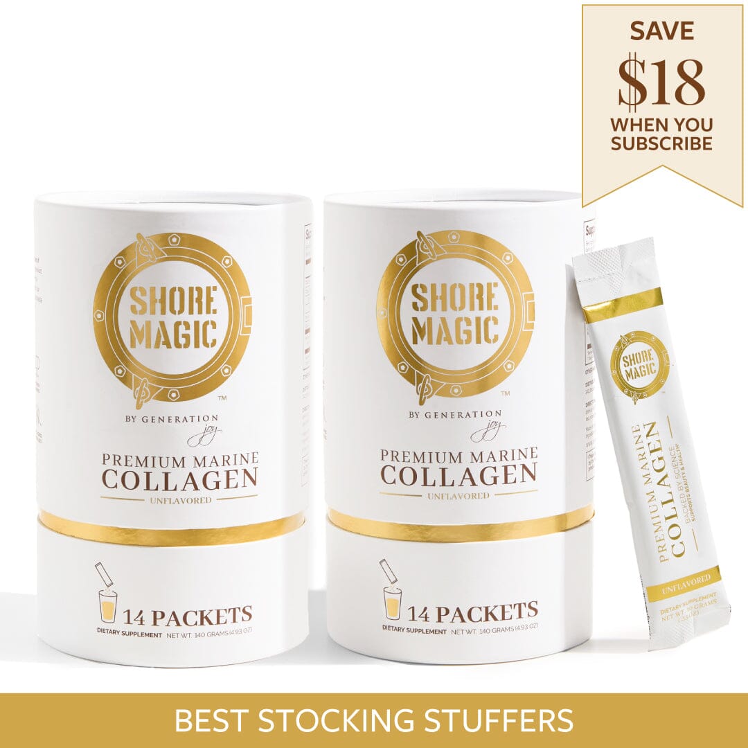 Premium Marine Collagen Packets 2-Pack Collagen Powder Shore Magic 