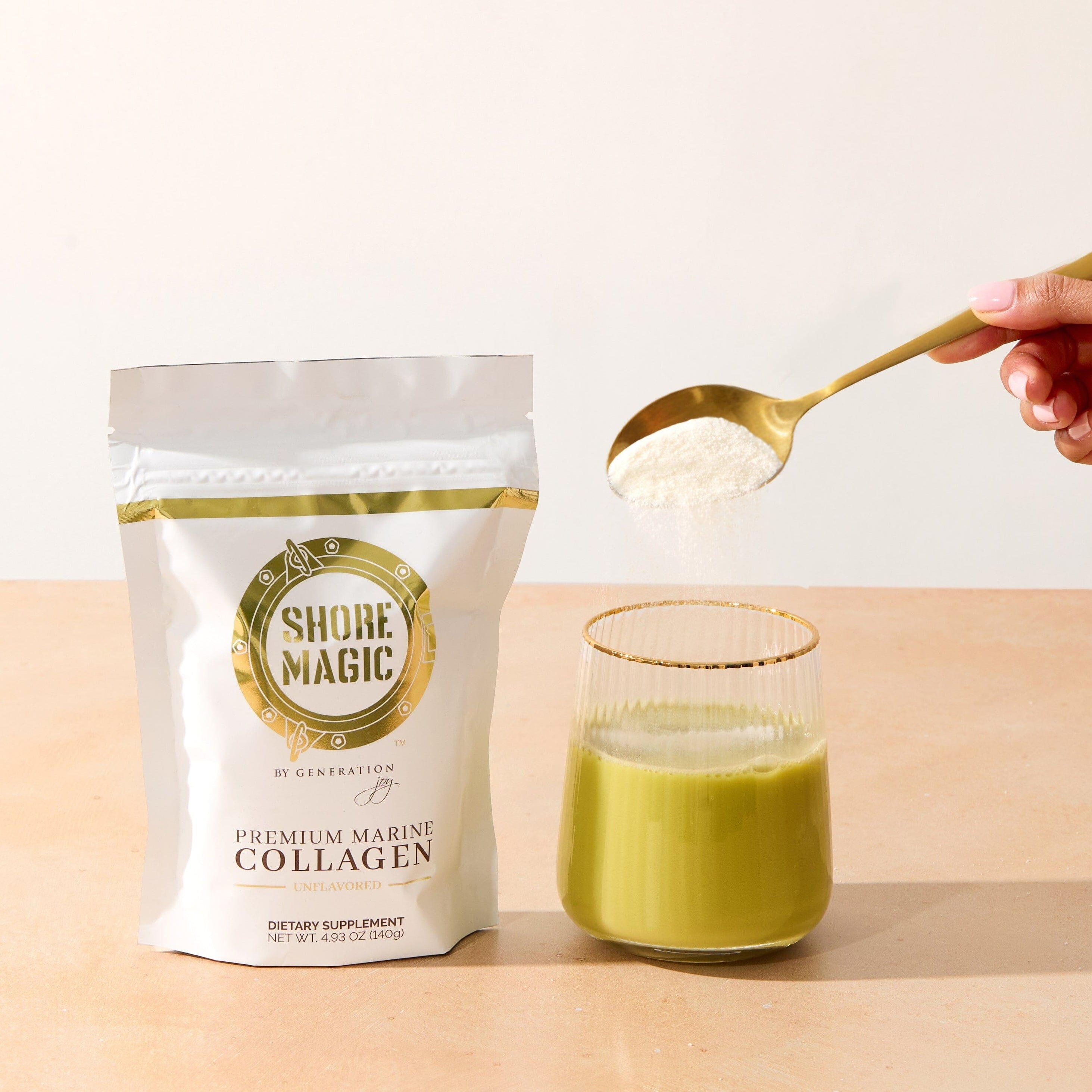 Premium Marine Collagen Powder Pouch Shore Magic 