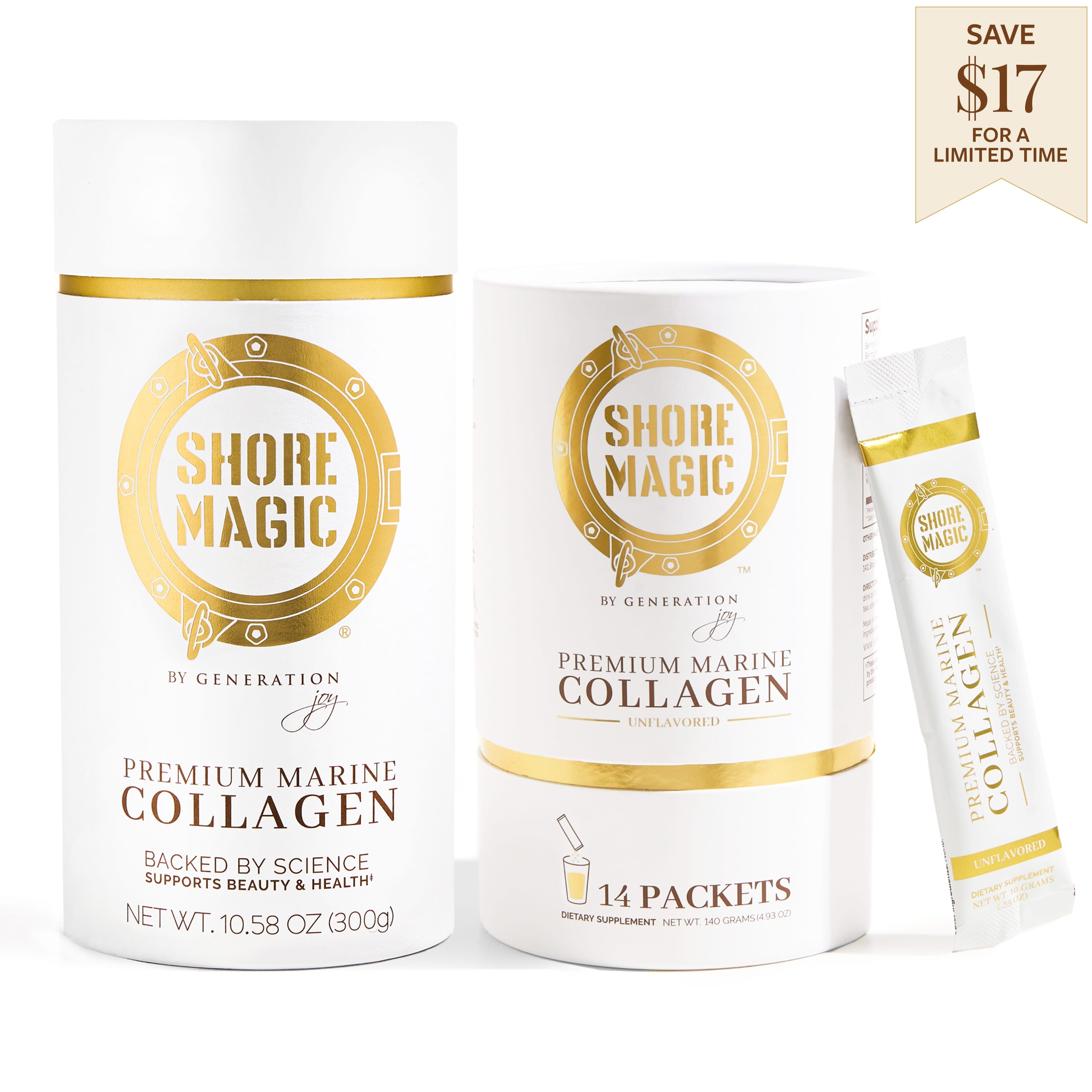 Marine Collagen Duo Set Gifts Shore Magic 