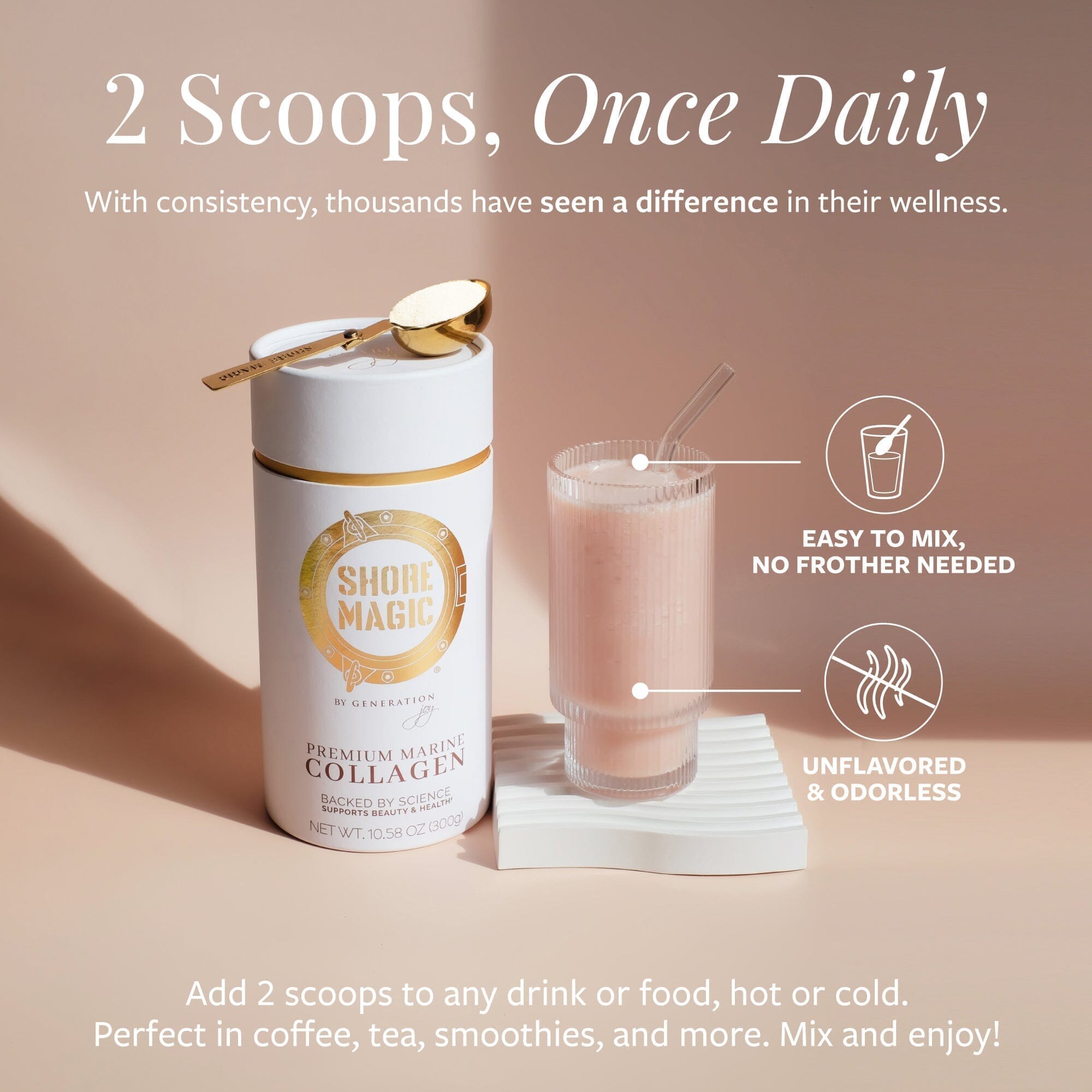 The Ultimate Glow Kit Collagen Powder Shore Magic 