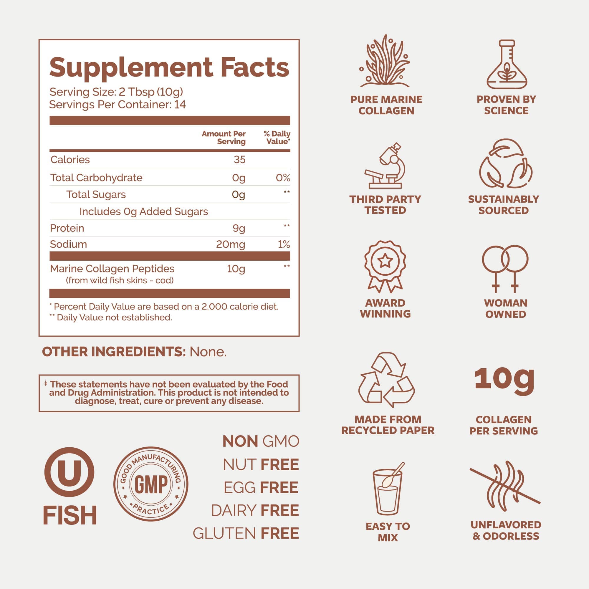 Premium Marine Collagen Powder Pouch Shore Magic 