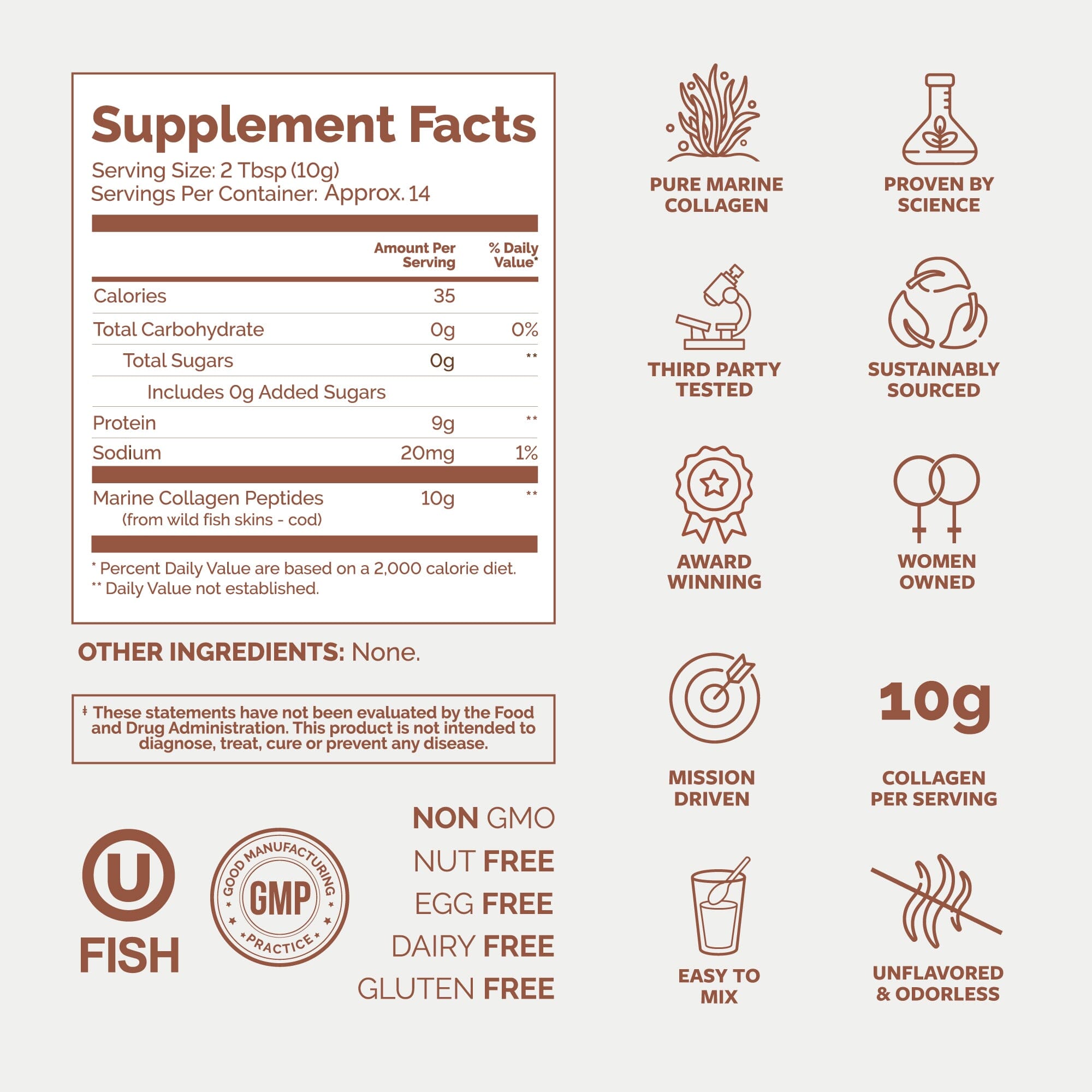 Premium Marine Collagen Powder Pouch Collagen Powder Shore Magic 