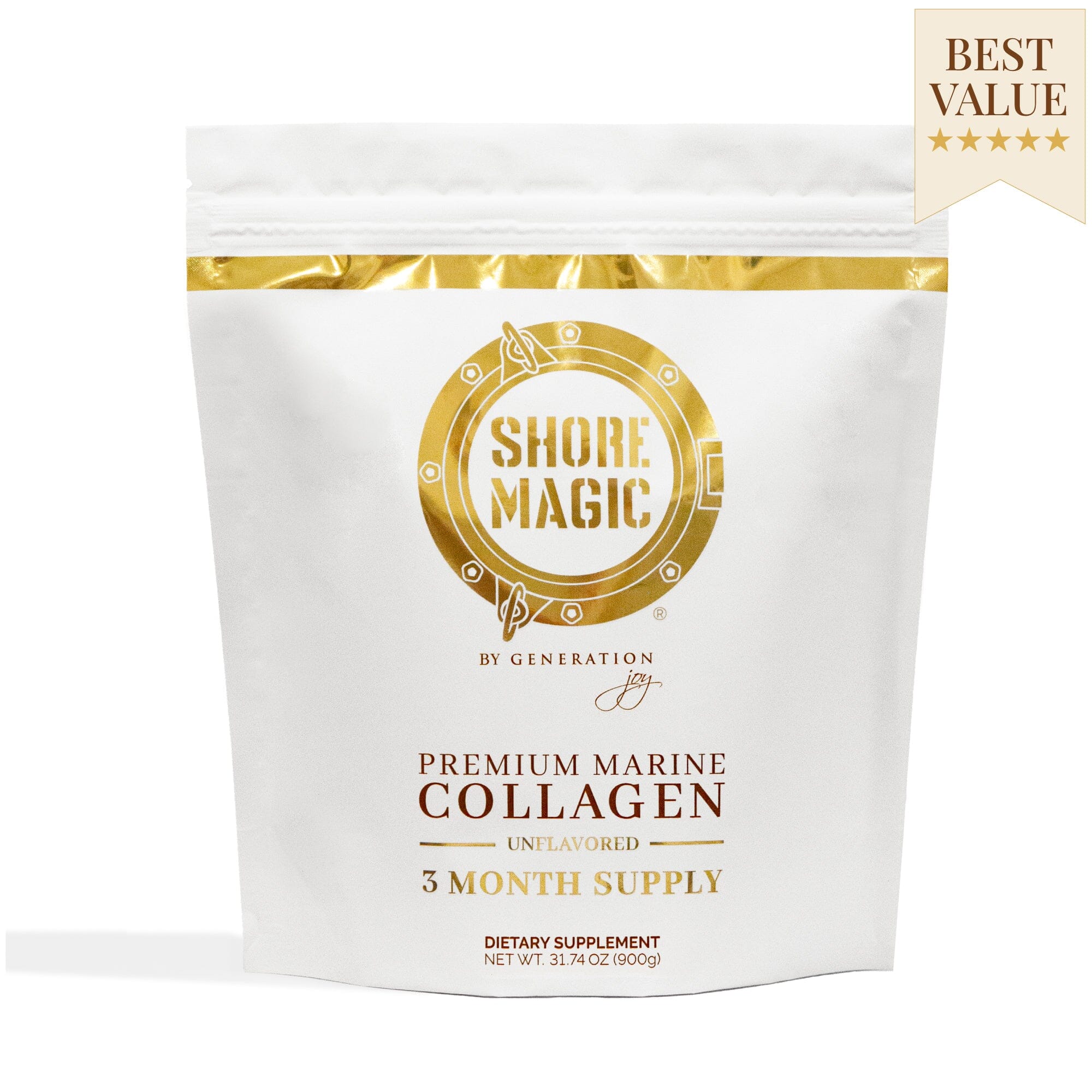 Premium Marine Collagen Powder Pouch Shore Magic 