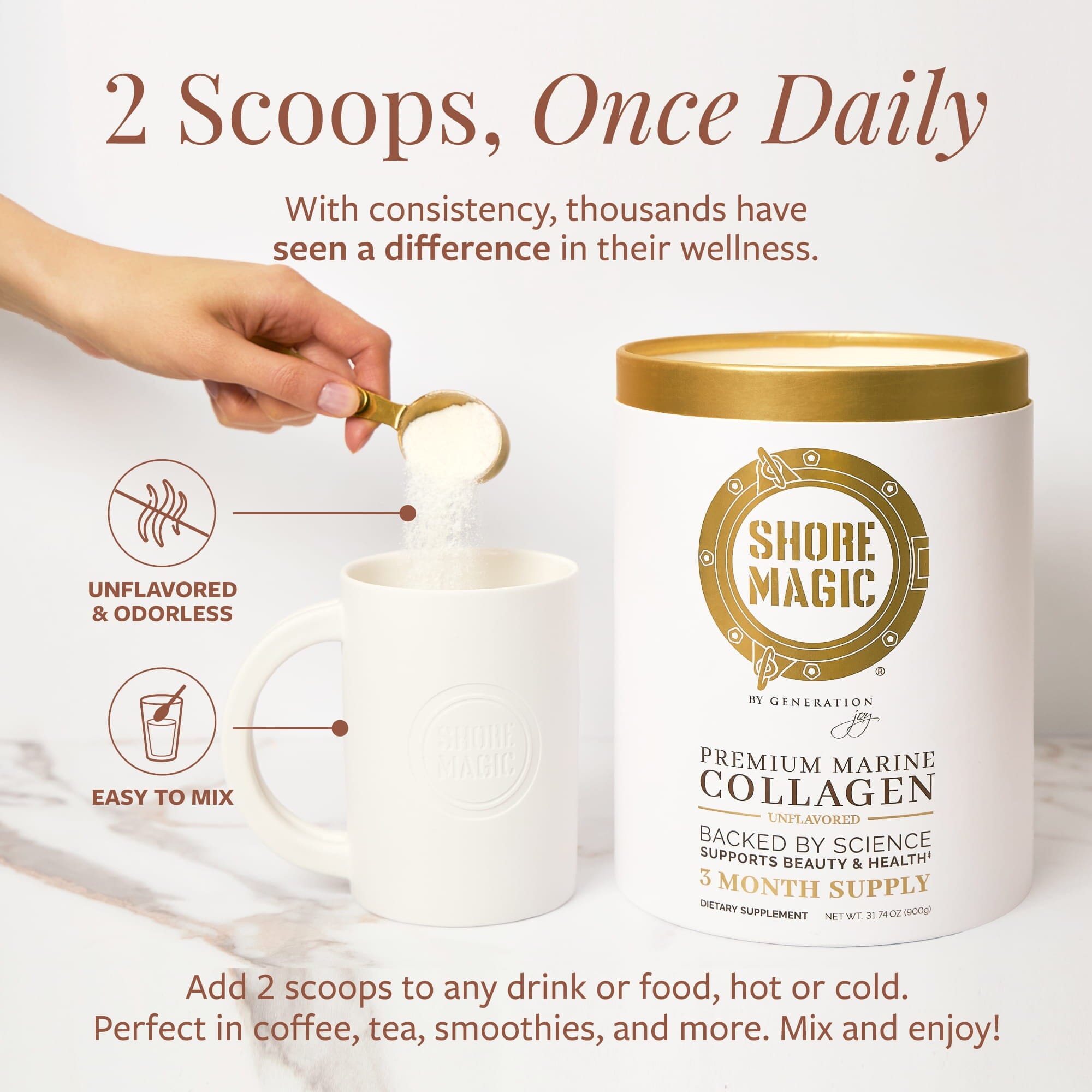 Premium Marine Collagen Powder Shore Magic 