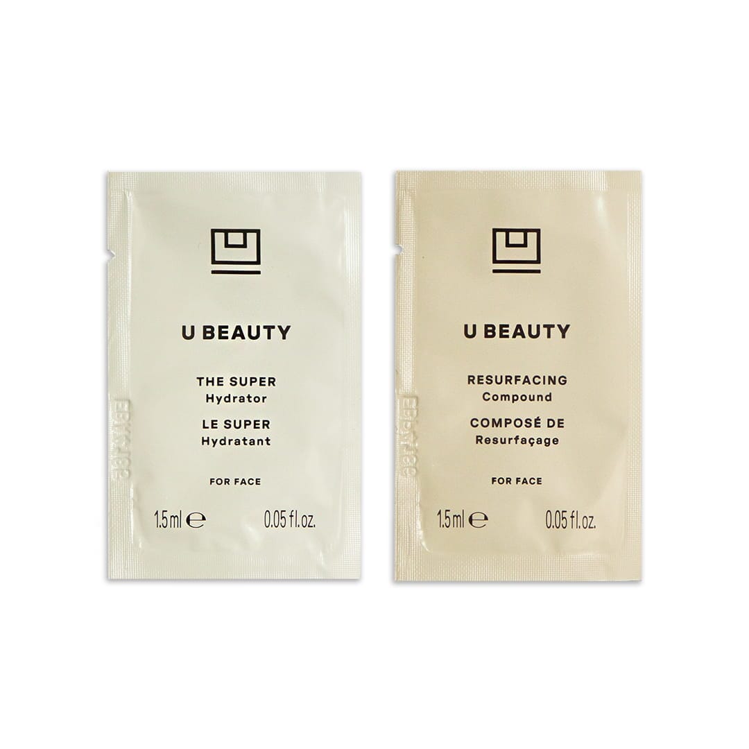 U Beauty Duo (Resurfacing Compound + The SUPER Hydrator) Complimentary Sample Set Shore Magic 