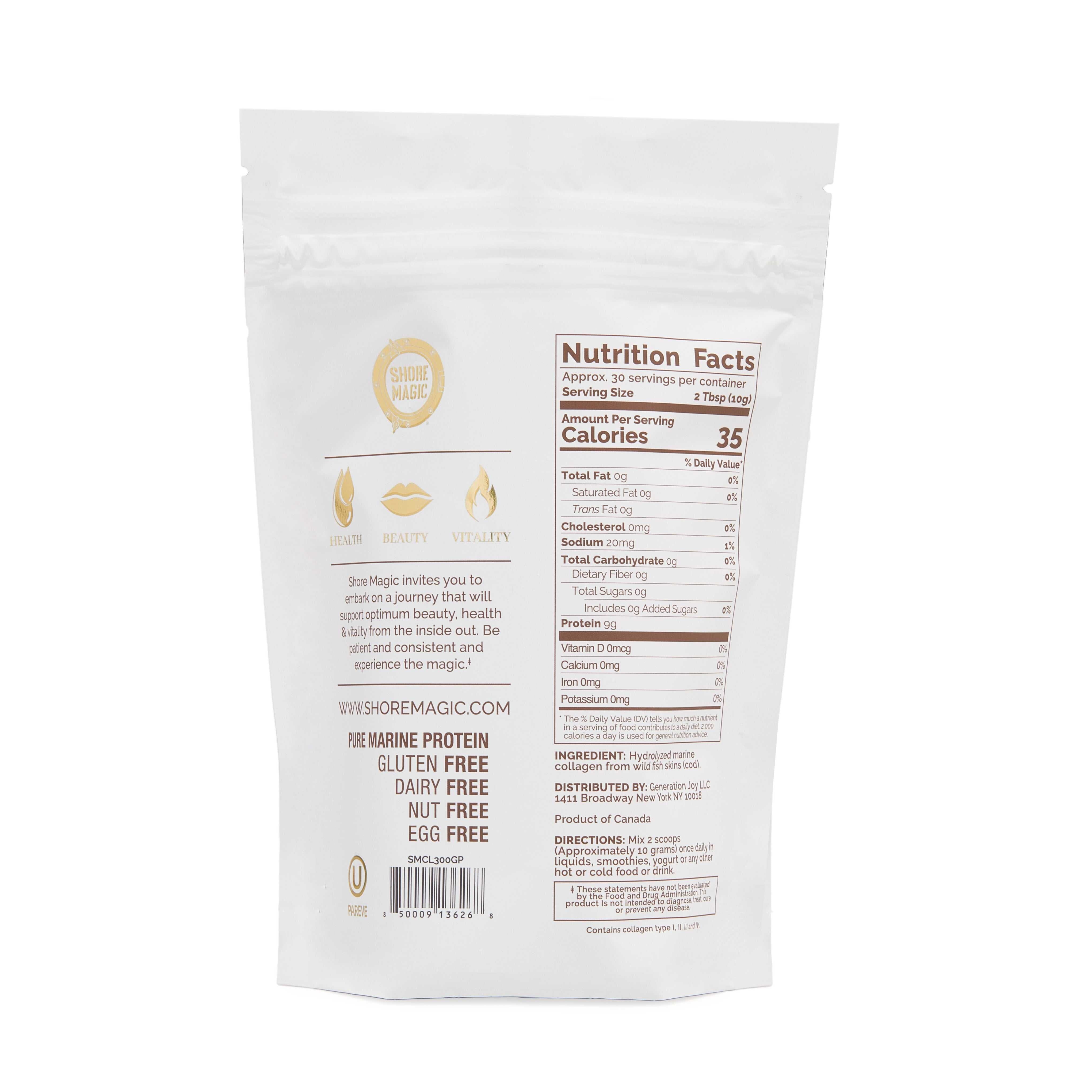 Shore Magic Collagen - 300 Gram Pouch Shore Magic 